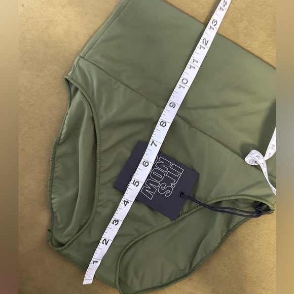 Free People x IT’S NOW COOL Contour High-Waisted Surf Bottoms in Pesto Sz S 97 - Picture 12 of 14